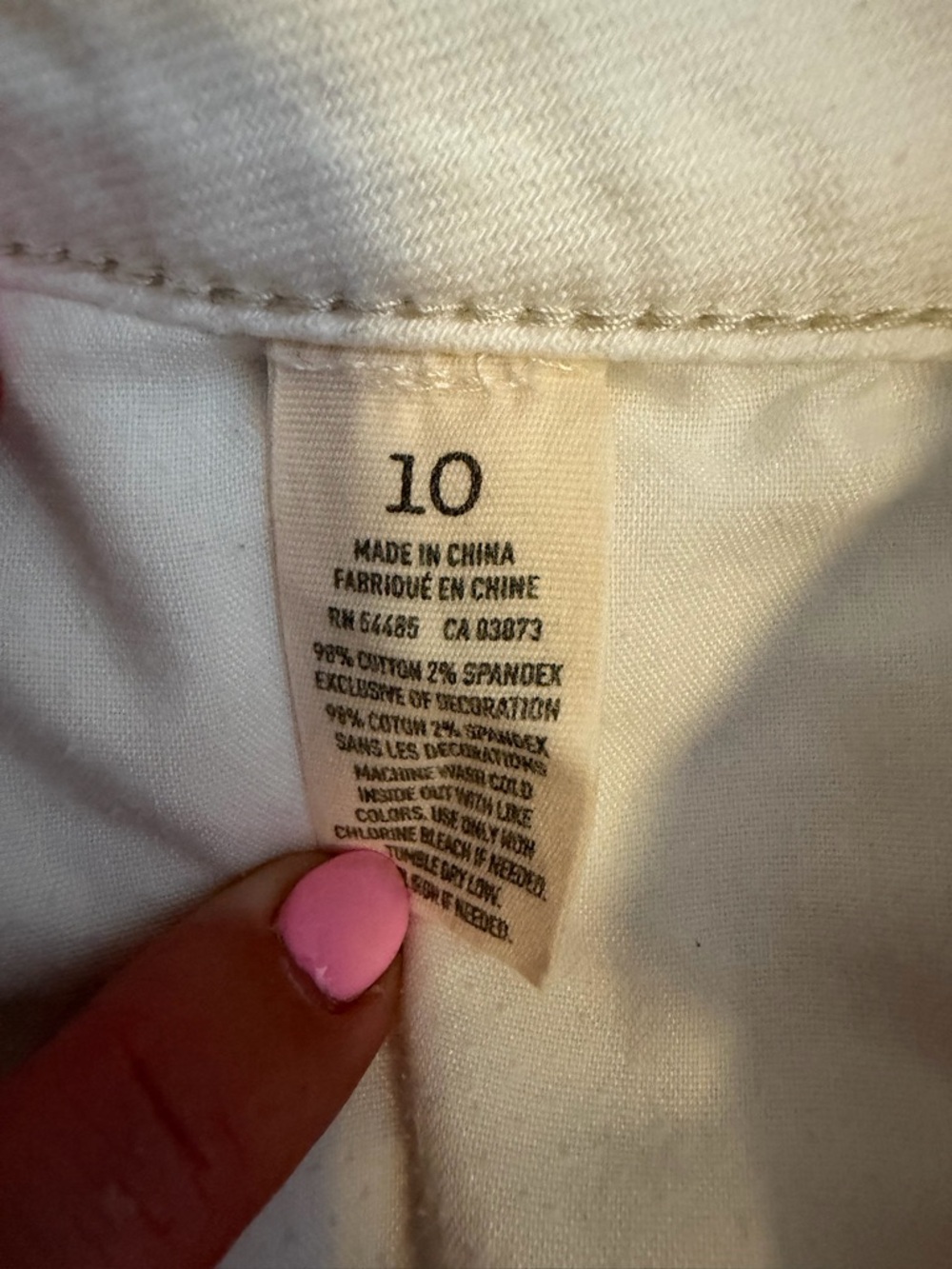 American Eagle Outfitters White Denim Mini Skirt - Picture 5 of 5